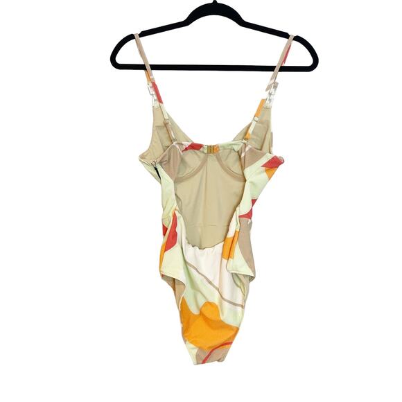 REVEL REY Inez Underwire One-piece Swimsuit In Multi Size Small NWT - Picture 7 of 12